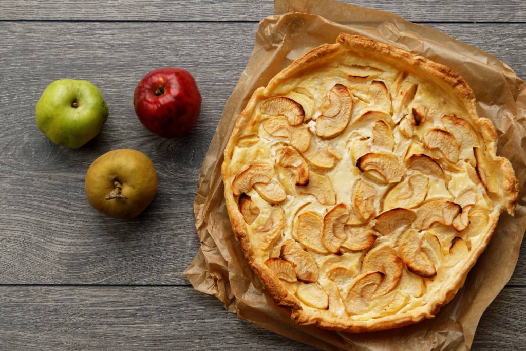 Tarte aux pommes à l alsacienne une recette simple économique et gourmande