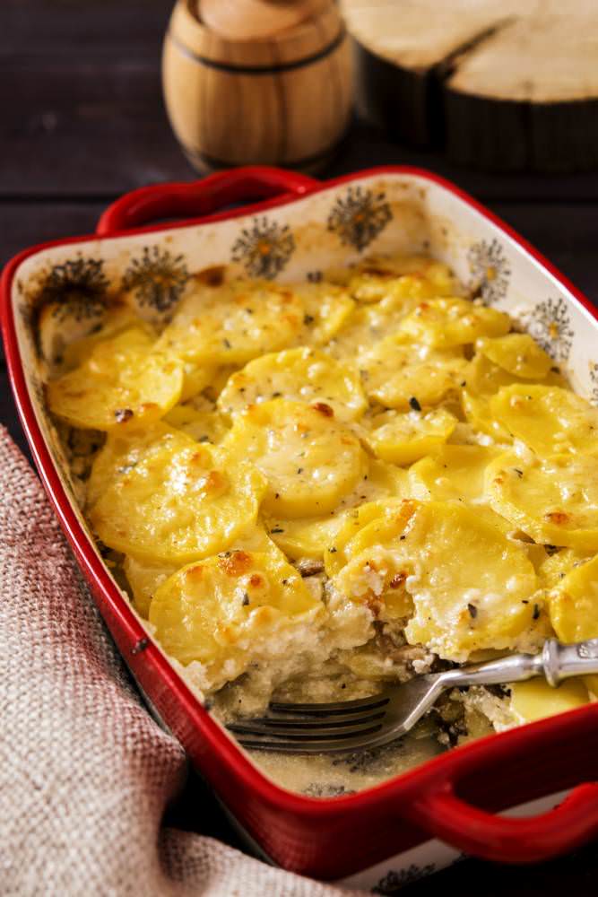 Gratin Au Bleu Une Préparation De Pomme De Terre Qui Accompagnera Une ...