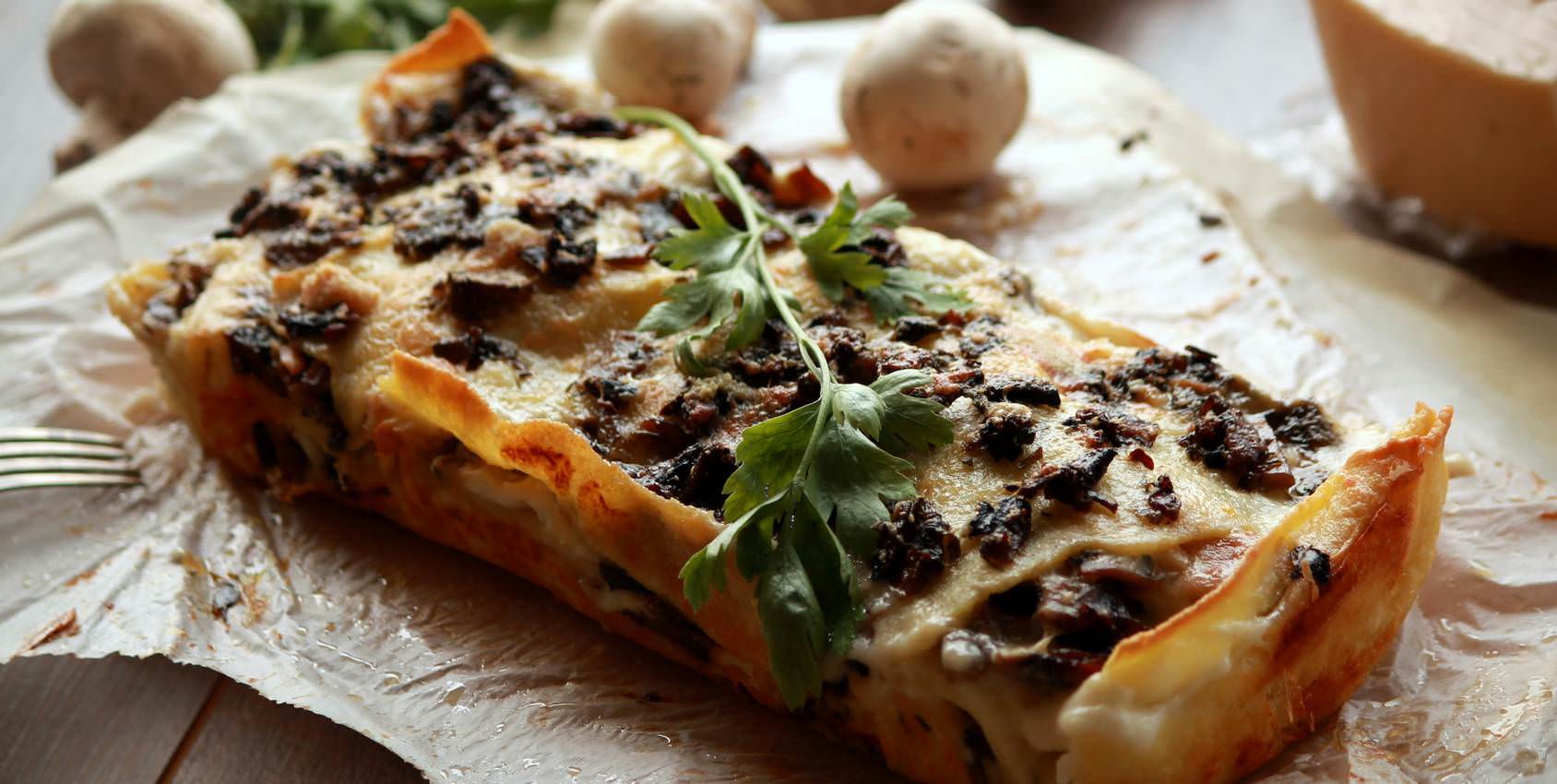 Lasagnes Aux Champignons Une Déclinaison Sympathique De Cette Recette ...