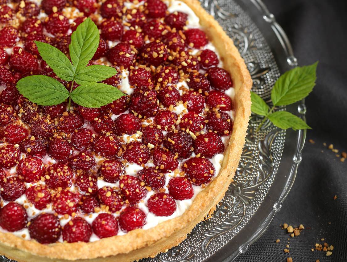 Tarte Aux Framboises à La Crème De Mascarpone Douceur Et Legereté Les ...