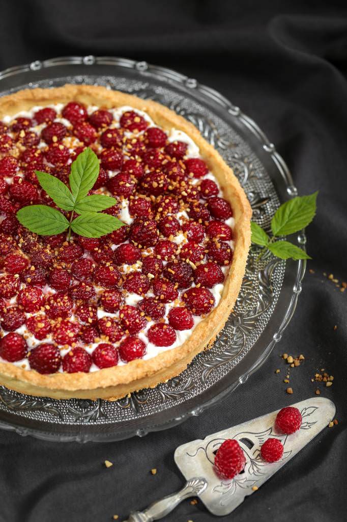 Tarte Aux Framboises à La Crème De Mascarpone Douceur Et Legereté