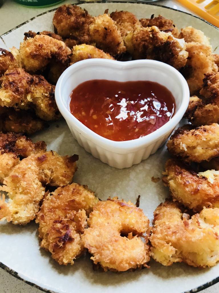 Beignets de crevettes à la coco